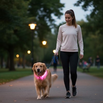 Colliers lumineux pour Chiens 