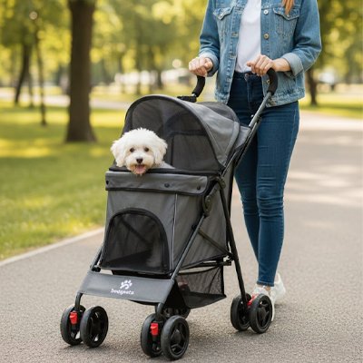 Poussette chien 